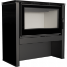 Печь-камин JUNO/12/C, черный (Kratki)