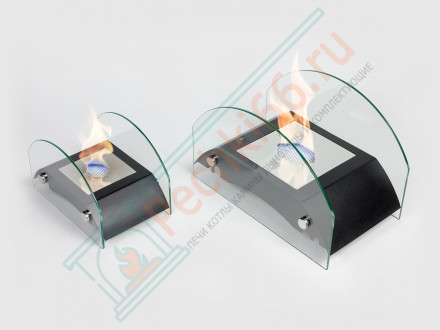 Биокамин настольный мост S, чёрный (LuxFire)