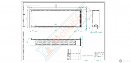 Биокамин FLAGMAN 1300 шлифованный (ZeFire)