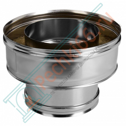 Переход термо-моно (НЕРЖ-321/0,5-НЕРЖ-439/0,5) d-130/210 (Дымок-Lux)