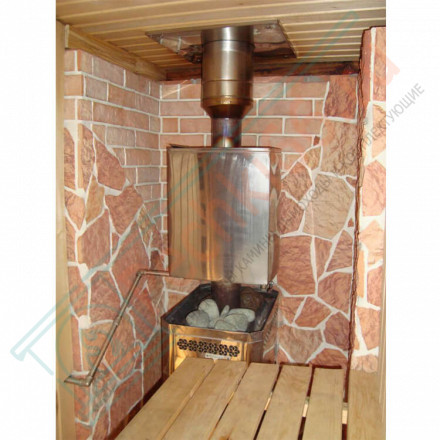 Плитка угловая Шамот Макси, шт. (Терракот)