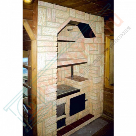 Плитка угловая Шамот Мини, шт. (Терракот)