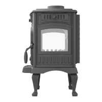 Печь-камин отопительная ПМЧ-13С, с патиной (Сибирский ЖАР)