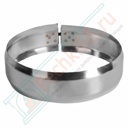 Хомут соединительный на трубу без изол (AISI-304/0,5мм) d-120 (Вулкан)