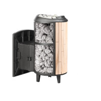 Печь банная "Атмосфера L" с комбинированной облицовкой Окаменевшее дерево наборное (ProMetall) Печь банная "Атмосфера L" с комбинированной облицовкой Окаменевшее дерево наборное (ProMetall)