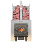 Банная печь Августа ПРОФИ со стеклом (Добросталь)