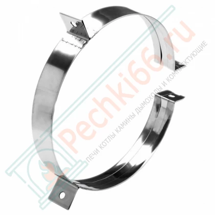 Хомут для растяжки на трубу с изол V50R (AISI-304/0,5) d-120/220 (Вулкан)