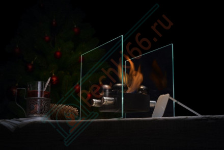 Биокамин Лондон S, чёрный (LuxFire)