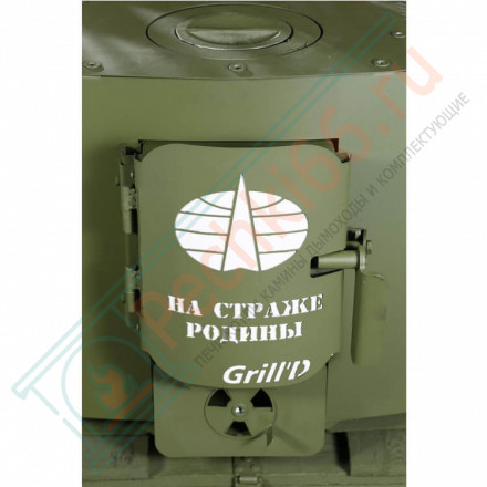 Отопительная печь Patriot 200, олива (Grill’D) до 200 м3