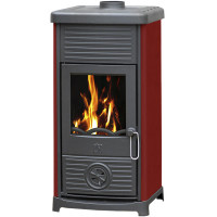 Чугунная печь-камин Maestral N, красная (Plamen)