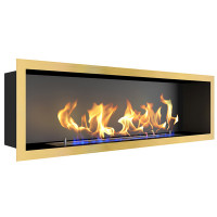 Биокамин FLAGMAN 1000 латунный (ZeFire)