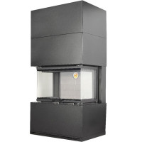 Камин Родос 800 белый шамот (ЭкоКамин)