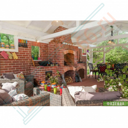 Плитка угловая Скол Дерева Макси, шт. (Терракот)