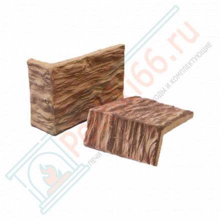 Плитка угловая Скол Дерева Макси, шт. (Терракот)