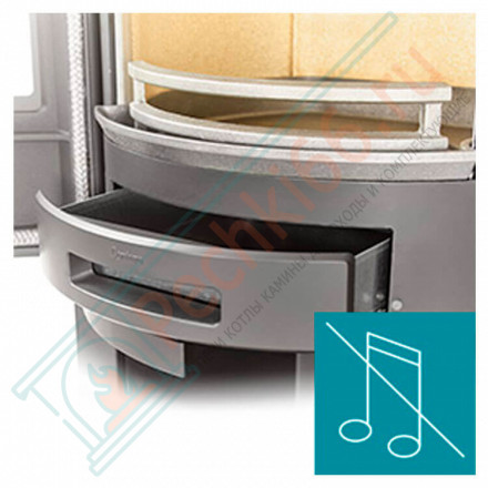 Печь-камин 556G:2 Style, верх стекло, цвет черный (Contura)