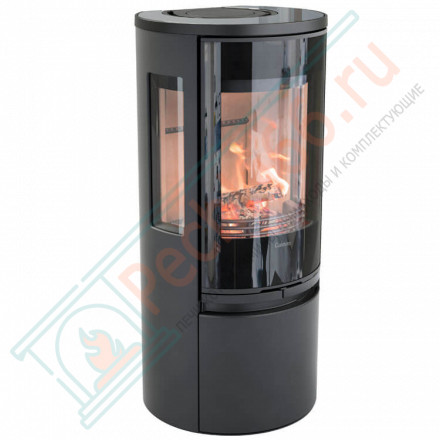Печь-камин 556G:2 Style, верх стекло, цвет черный (Contura)