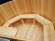 Японская баня Фурако круглая с внутренней печкой 150х150х120 (НКЗ) в Москве