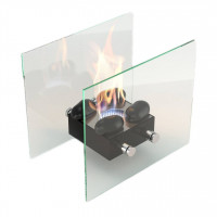 Биокамин Лондон M, чёрный (LuxFire)