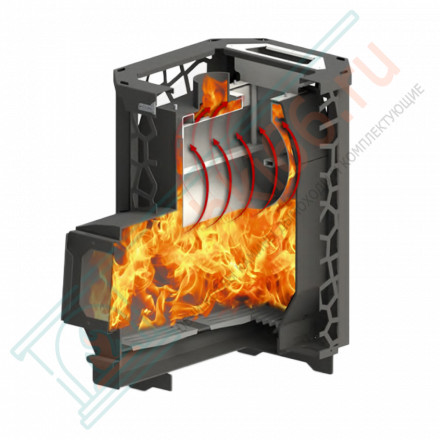Печь для бани Hard 20L Саванна Панорама (Сталь-Мастер)