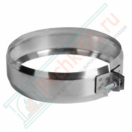 Хомут соединительный на трубу без изол (AISI-321/0,5мм) d-250 (Вулкан)