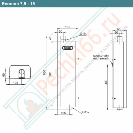 Электрический котел Econom-12 (Zota) 12 кВт