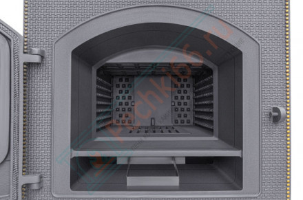Печь для бани Гефест Гром 30 (П2) в облицовке Президент 1000/40 Серпентинит (ТехноЛит)
