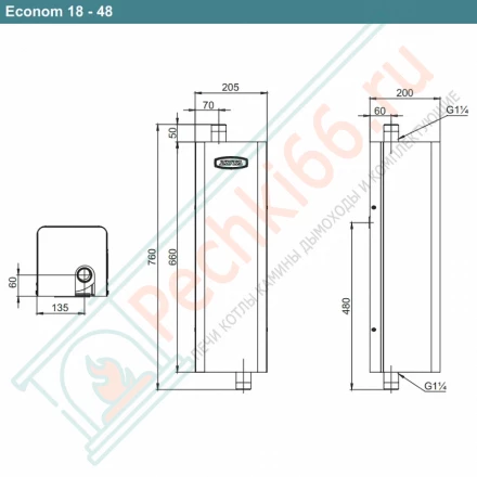 Котел электрический Econom-18 (Zota) 18 кВт