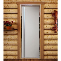 Стеклянная дверь Престиж Flash Royal сатин, 1900х700 (DoorWood)