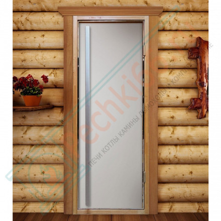 Стеклянная дверь Престиж Flash Royal сатин, 1900х700 (DoorWood)