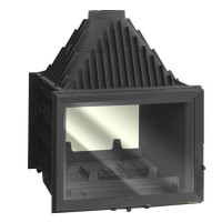 Чугунная топка Камилла 700 DF сквозное стело (Мета) 14 кВт