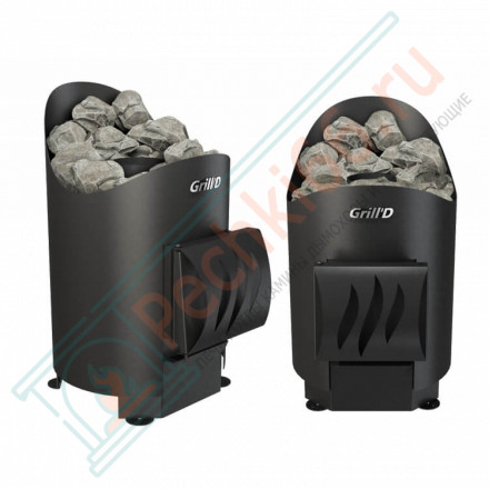 Печь для бани Aurora mini short black (Grill’D)