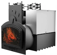 Банная печь Горыныч 3, большая дверь со стеклом, конвекция (ТермоСфера)