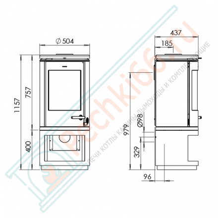 Печь-камин Morsø 7843 (Morso)