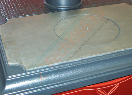 Печь-камин Gisella burgundy (La Nordica) до 160 м3