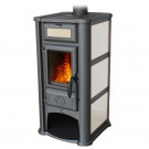 Печь-камин Lederata белая (Tim Sistem) Печь-камин Lederata белая (Tim Sistem)