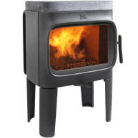 Чугунная печь-камин F 305 R LL BR, стеатит (Jotul)
