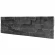 Плитка Сланец чёрный 600 x 150 x 15-20 мм (0.63 м2 / 7 шт)