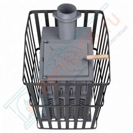 Чугунная печь для бани Гром Ураган 50 (П) (ТехноЛит)