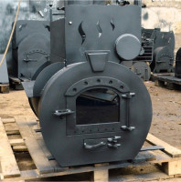 Банная печь Горыныч 3 со стеклом, под бак 100 л (ТермоСфера)