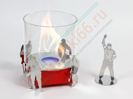 Биокамин сувенирный "Хоккей" М (LuxFire)