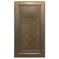 Каминная решетка 195х345, бронза (Megaprom)