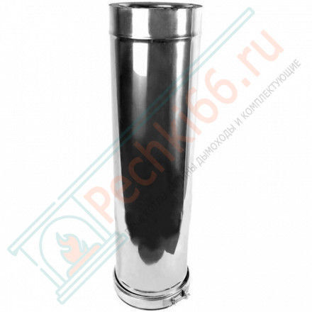 Сэндвич труба для дымохода L=1000 (AISI-316L/0,5-AISI-304/0,5) d-200/250 (Craft-GS-25)