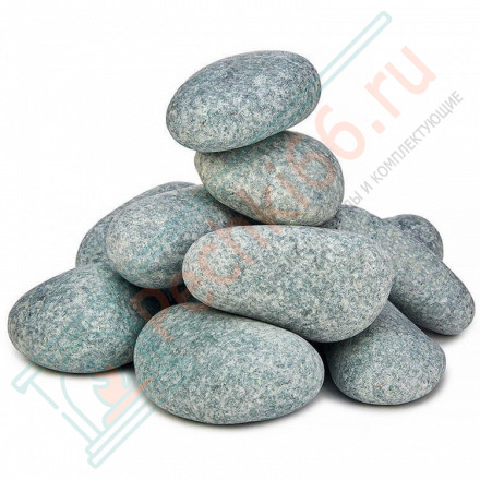Камень для бани Жадеит шлифованный мини, м/р Хакасия (коробка), 10 кг (Хакасинтерсервис)