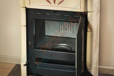 Печь-камин Nicoletta, цвет бордовый (La Nordica)