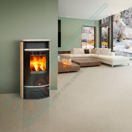 Печь-камин Atlantik 7, мокка крем (ABX)