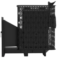 Газовая чугунная печь для бани Verona 18, З/К ГАЗ (Black Stove)
