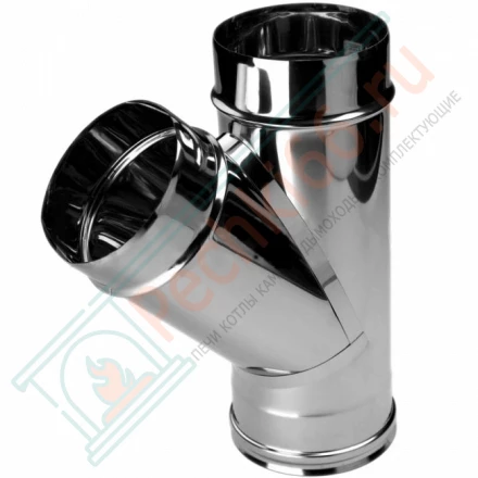 Тройник одностенный 45° (AISI-310S/0,8мм) d-104 (Вулкан)