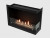 Биокамин 690 SR правый угол (LuxFire)