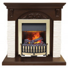 Каминокомплект Bern Сланец мелкий белый / Темный дуб с очагом Danville Brass FB2 Каминокомплект Bern Сланец мелкий белый / Темный дуб с очагом Danville Brass FB2