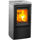 Печь-камин Aura 3, серая, талькохлорит (Varde)